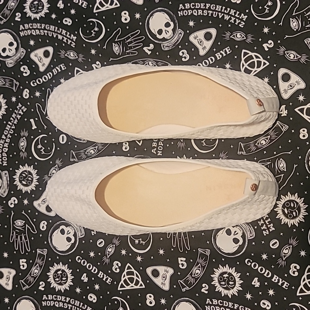 Danskin off-white Comfort Flex flats